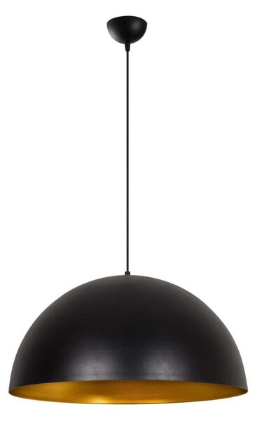 Sivani MR-724 fekete-arany fém függőlámpa, Ø60 cm
