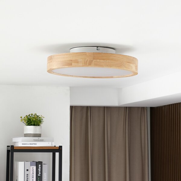 Mennyezeti Lámpa Lindby, Milada, dimmable, Fa, Nappali, Fa, Modern
