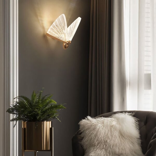 FALI LÁMPA LED LHJ104-1W LIGHT ROSE GOLD