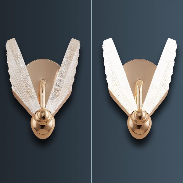FALI LÁMPA LED LHJ104-1W LIGHT ROSE GOLD