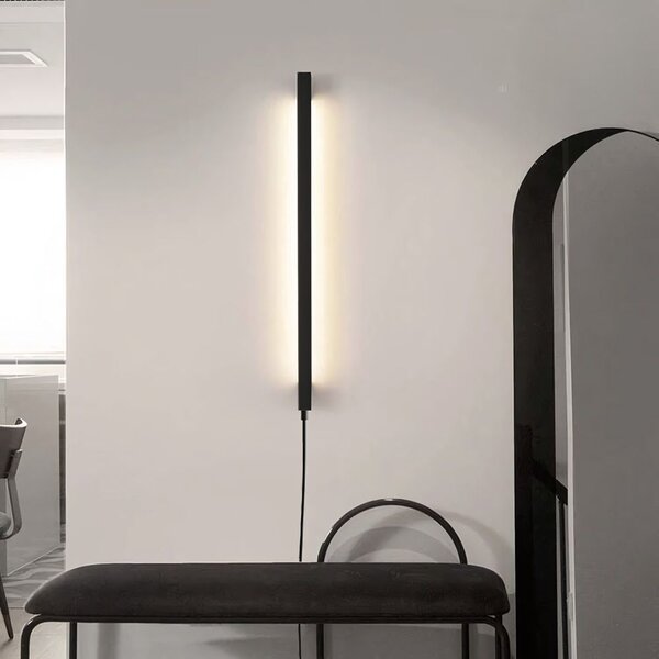 FALI LÁMPA LED LHJ063-W 80cm BLACK