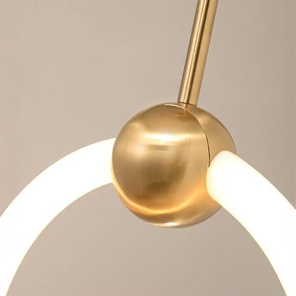 LED függőlámpa LHJ059-1CP Brush Gold