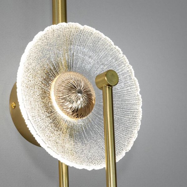 FALI LÁMPA LED LHJ072-W BRUSH GOLD