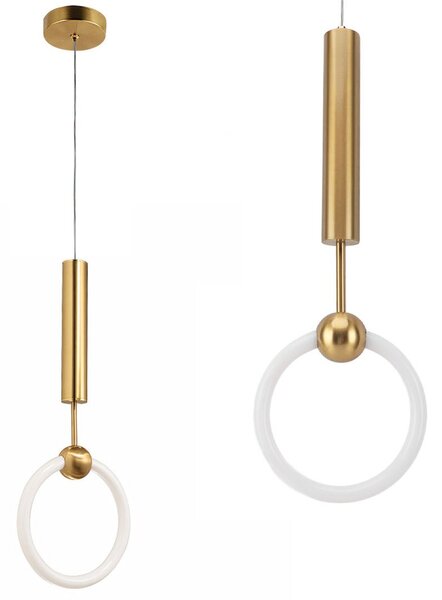 LED függőlámpa LHJ059-1CP Brush Gold
