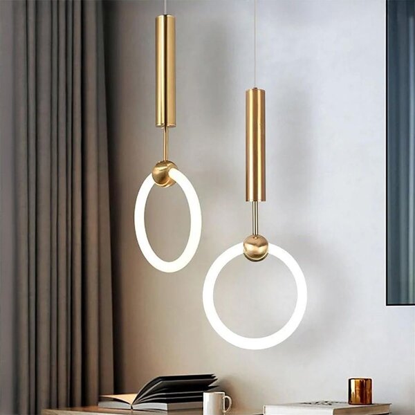 LED függőlámpa LHJ059-1CP Brush Gold