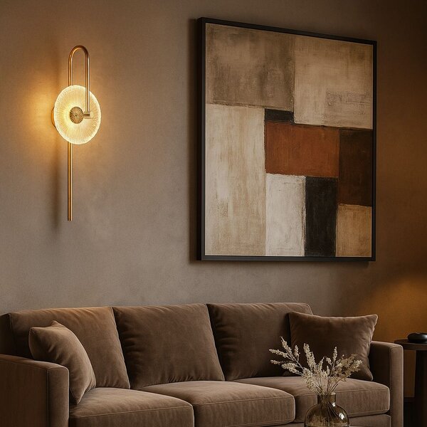 FALI LÁMPA LED LHJ072-W BRUSH GOLD