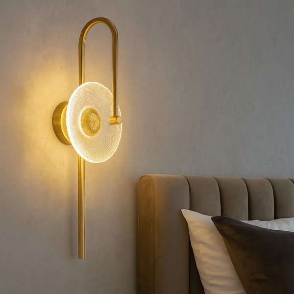 FALI LÁMPA LED LHJ072-W BRUSH GOLD