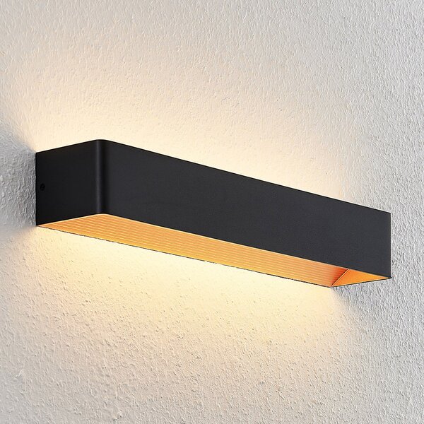 Fali Lámpa Arcchio, Karam, dimmable, Fekete, Nappali, Alumínium, Modern