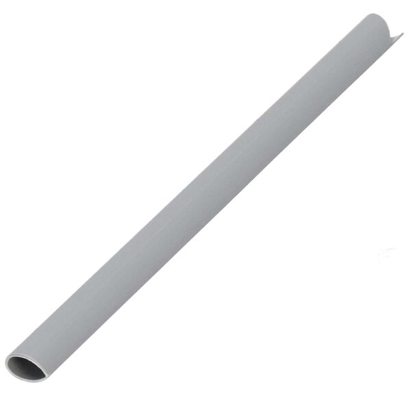 Springos kerítésszalag, 19cmx35m, 450g/m2, 20 db rögzítőkapocs - Világosszürke