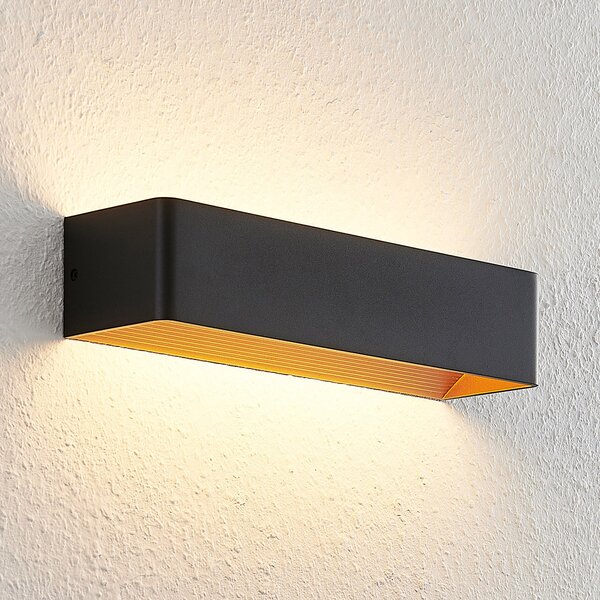 Fali Lámpa Arcchio, Karam, dimmable, Fekete, Nappali, Alumínium, Modern