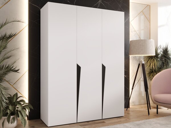 PIANOS 1 gardróbszekrény 150x202x52 - fehér