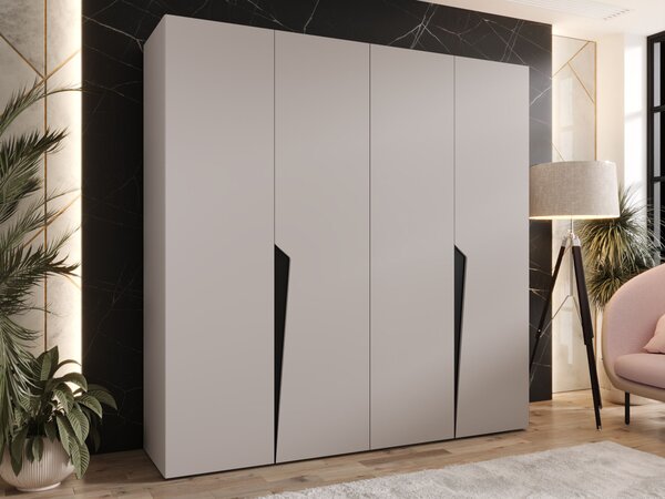 PIANOS 1 gardróbszekrény 200x202x52 - kasmír