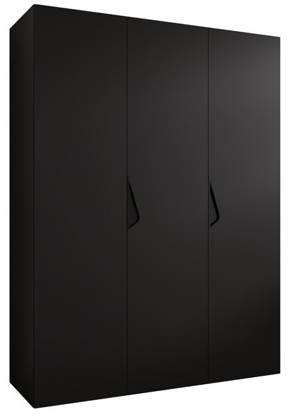 SZANDI 1 gardróbszekrény 150x202x52 - fekete