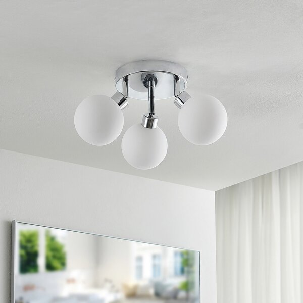 Mennyezeti Lámpa Lindby, Zaniba, dimmable, Fémes, Nappali, Fém, Modern