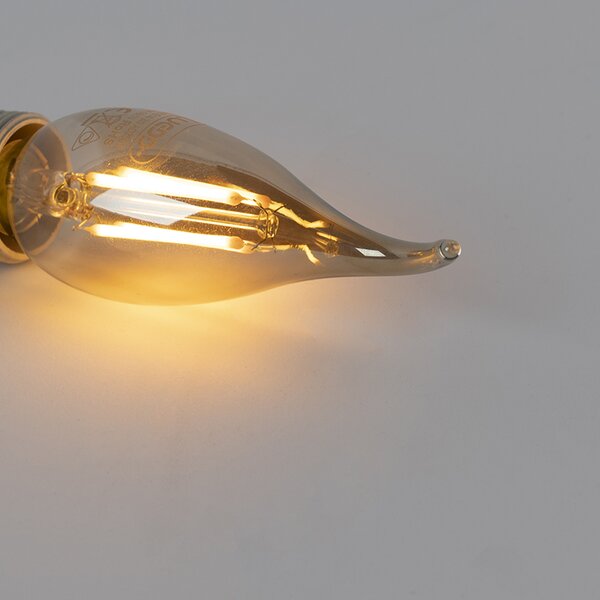 5 db E14-es dimmelhető LED filament gyertyalámpa szett 240V 3W 250lm