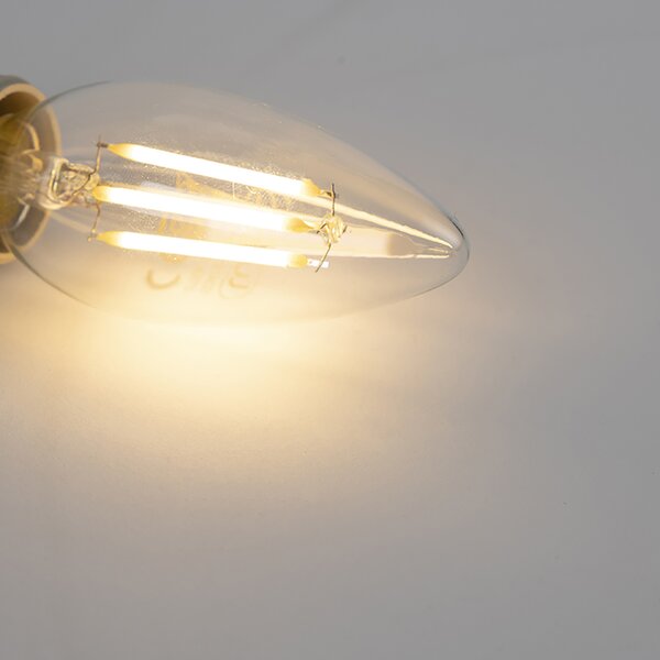 5 db-os készlet E14-es szabályozható LED gyertyalámpa B35 átlátszó 3W 250lm 2700K