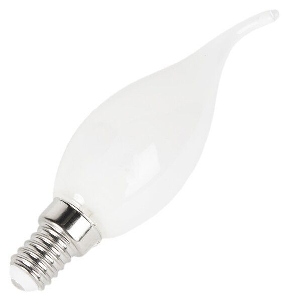 5 db E14-es dimmelhető LED izzószál gyertyalámpa F35 matt 3W készlet