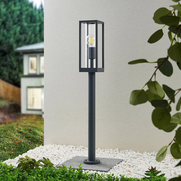 Kültéri Lámpa Lindby, Giavanna, dimmable, Fekete, Üveg, Modern