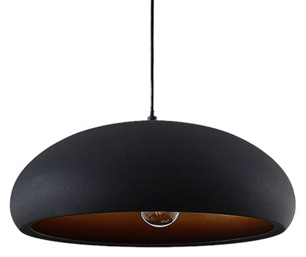 Függőlámpa Lindby, Gerwina, dimmable, Fekete, Nappali, Fém, Modern