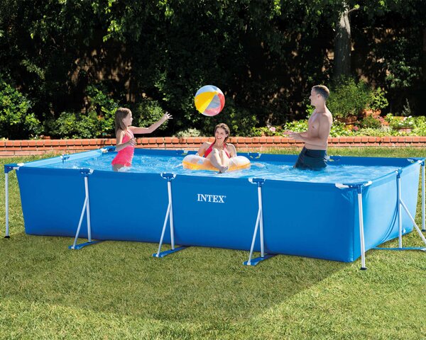 Intex Fémvázas medence, javító készlettel 450x220x84cm (28273)