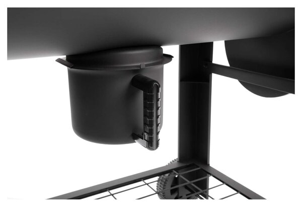 Fieldmann FZG 1018 Grill füstölővel, Fekete