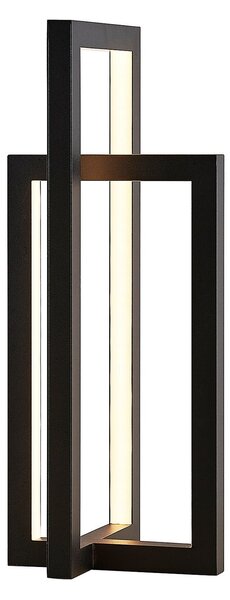 Asztali lámpa Lucande, Hylda, dimmable, Fekete, Nappali, Fém, Modern