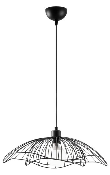Farac 6380 fekete fém függőlámpa, Ø50 cm