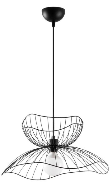 Farac 6390 fekete fém függőlámpa, Ø50 cm
