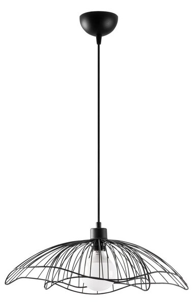 Farac 6380 fekete fém függőlámpa, Ø50 cm