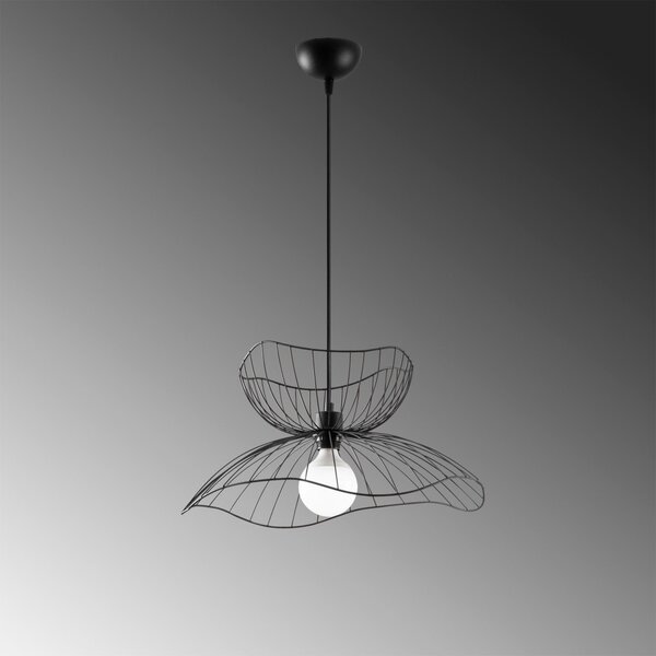 Farac 6380 fekete fém függőlámpa, Ø50 cm