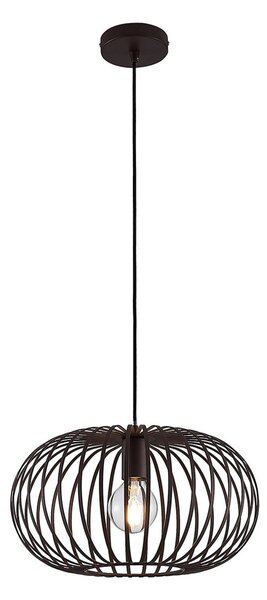 Függőlámpa Lindby, Nahele, dimmable, Barna / Rozsdabarna, Nappali, Fém, Vintage