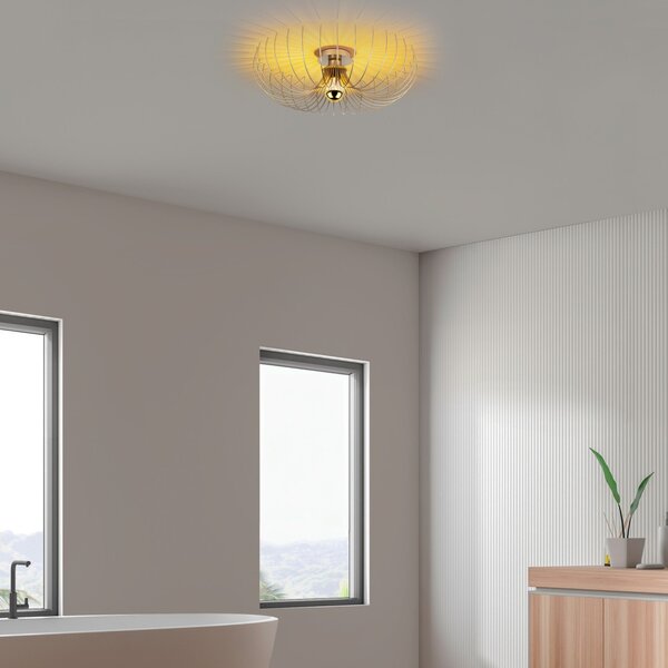 Karsortel N-639-1 arany fém függőlámpa, Ø56 cm