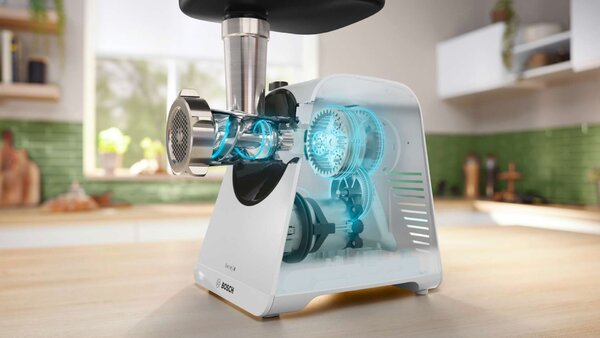 Bosch Serie 4, Húsdaráló, MultiPower Series 4, 1900 W, Fehér, Fehér, MFWS420W