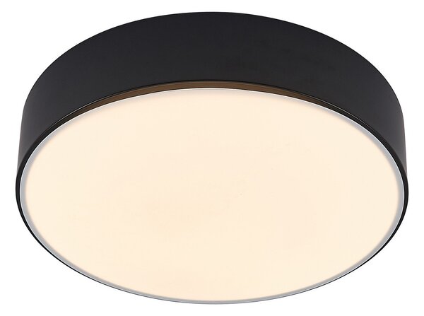 Mennyezeti Lámpa Lindby, Simera, dimmable, Fekete, Nappali, Műanyag, Modern