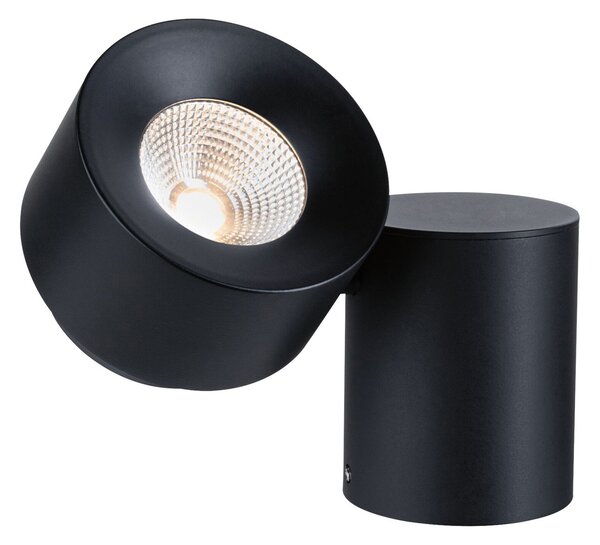 Asztali lámpa Paulmann, Puric Pane, dimmable, Fekete, Nappali, Fém, Modern