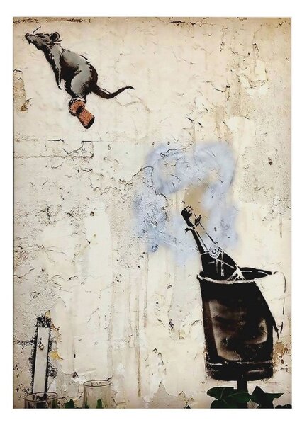 WY117 Banksy vászonkép, 50 x 70 cm