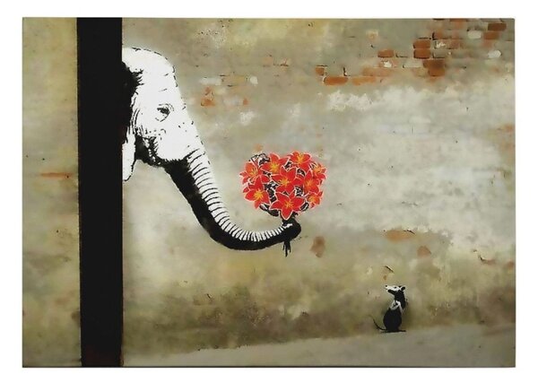 WY116 Banksy vászonkép, 50 x 70 cm