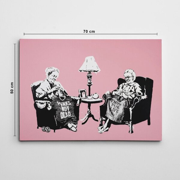 WY141 Banksy vászonkép, 50 x 70 cm