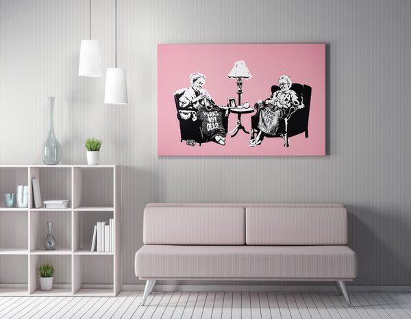 WY141 Banksy vászonkép, 50 x 70 cm