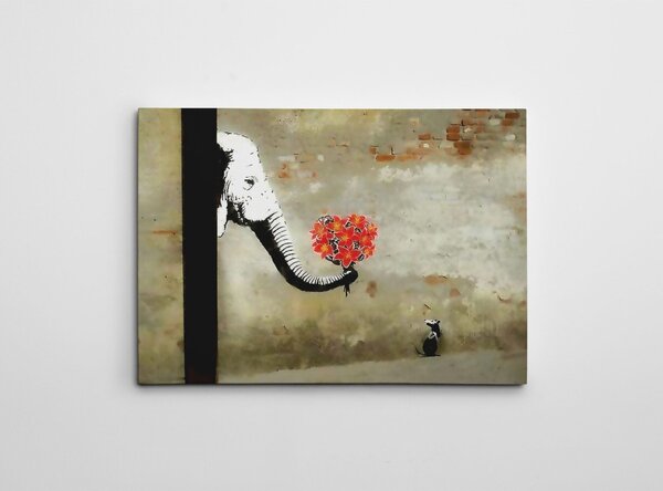 WY116 Banksy vászonkép, 50 x 70 cm