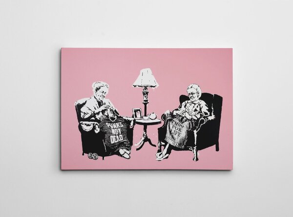 WY141 Banksy vászonkép, 50 x 70 cm