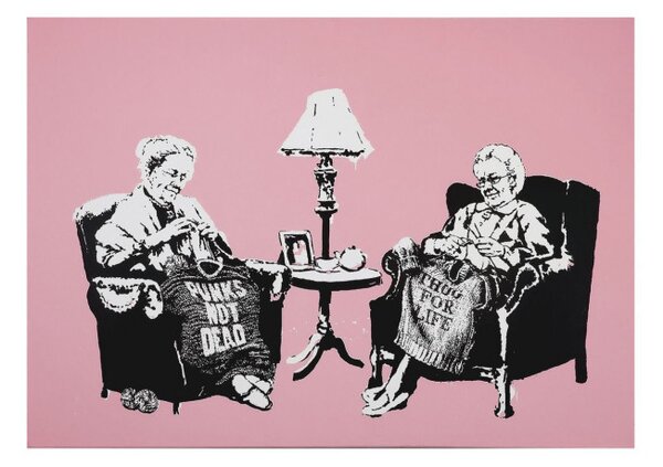 WY141 Banksy vászonkép, 50 x 70 cm