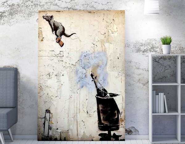 WY117 Banksy vászonkép, 50 x 70 cm