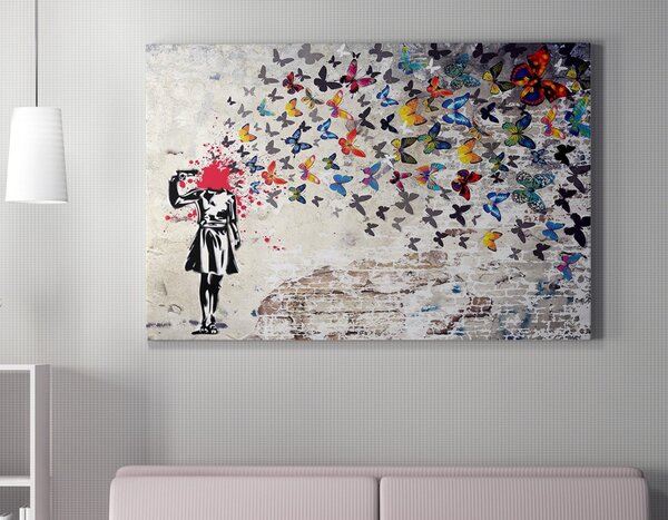 WY51 Banksy vászonkép, 50 x 70 cm