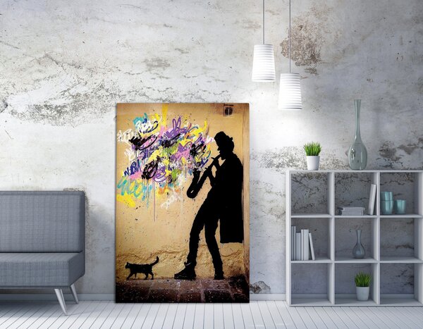 WY40 Banksy vászonkép, 50 x 70 cm