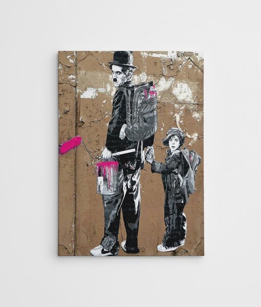 WY57 Banksy vászonkép, 50 x 70 cm