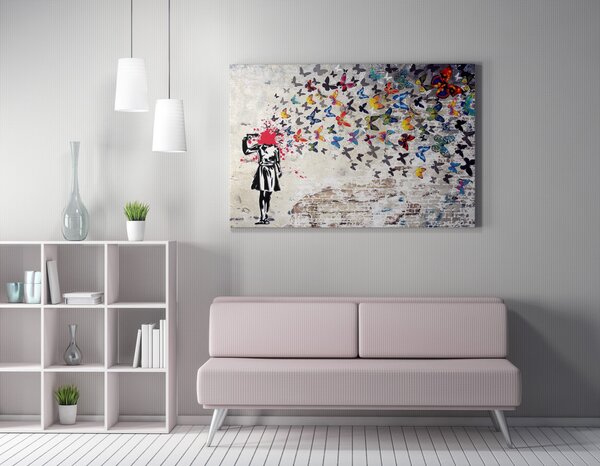WY51 Banksy vászonkép, 50 x 70 cm