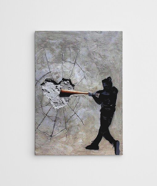 WY45 Banksy vászonkép, 50 x 70 cm