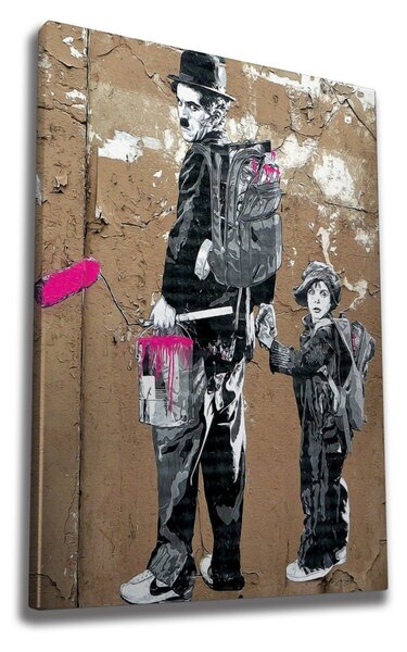 WY57 Banksy vászonkép, 50 x 70 cm