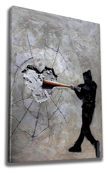 WY45 Banksy vászonkép, 50 x 70 cm
